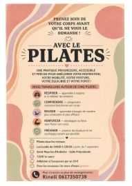 Reprise des cours de Pilates à Saint-Maurice-d'Ardèche